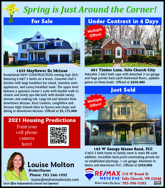 Real Estate Assessments in F.C. Improve Despite Pandemic Falls Church