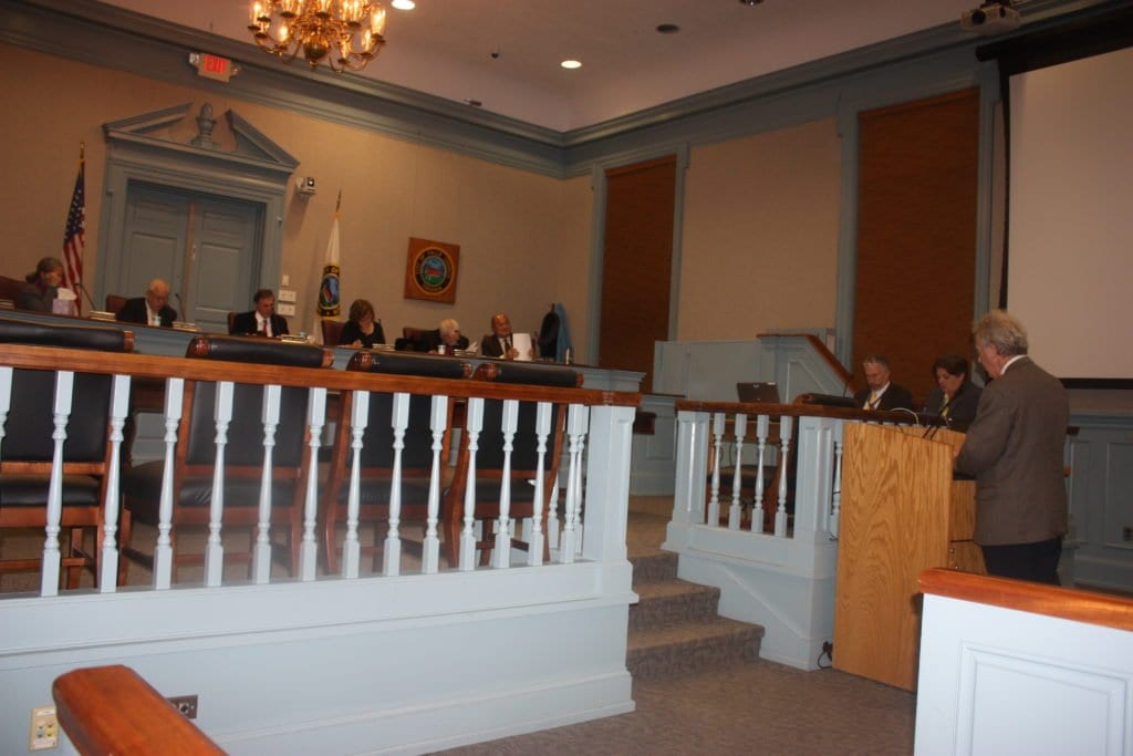 AMONG CITIZENS HONORED by the Falls Church City Council Monday were volunteers who participated in programs that earned the City as designation as a Community Wildlife Habitat certification by the National Wildlife Federation. The citizens are in the foreground, with members of the F.C. City Council behind. (Photo: News-Press)