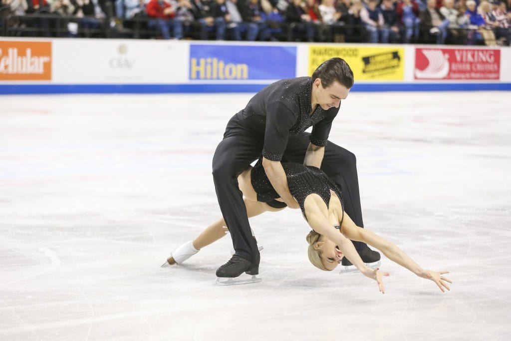 Ice dancers Madison Chock and Evan Bates, seen dancing here, won silver at the Grand Prix Final. (Photo:U.S. Figure Skating/Jay Adeff)