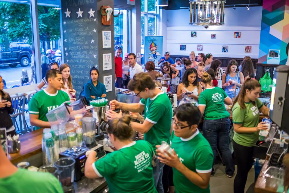 SOUTH BLOCK CO.’S grand opening block party last Saturday drew crowds which lined up and down the block to celebrate the micro juicery’s new cafe. (Photo: South Block/Facebook)