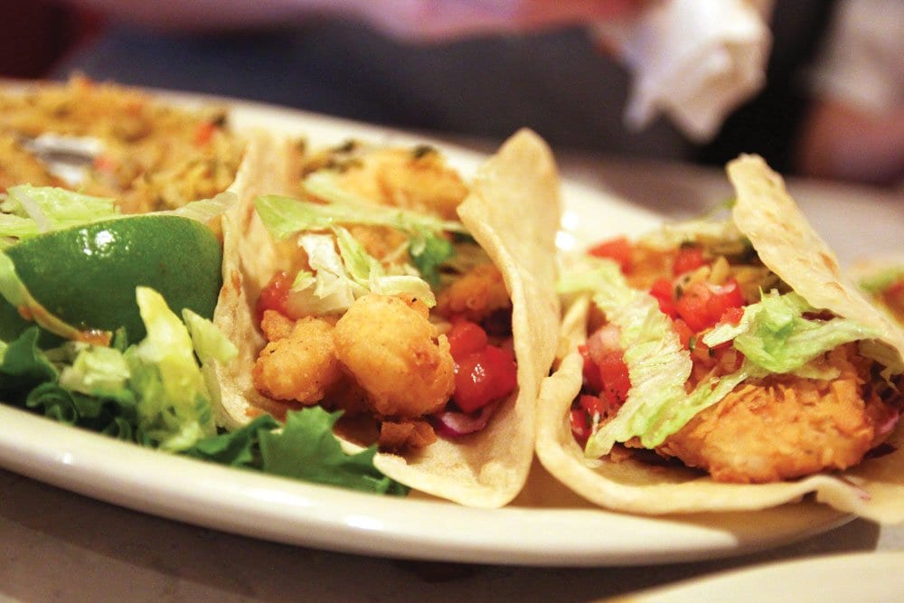 Baja tacos are one of the lighter options, but chances are you're still going to need to undo that belt buckle. (Photo: News-Press)