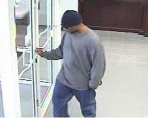 Security footage released by the FBI of Tuesday's robbery.