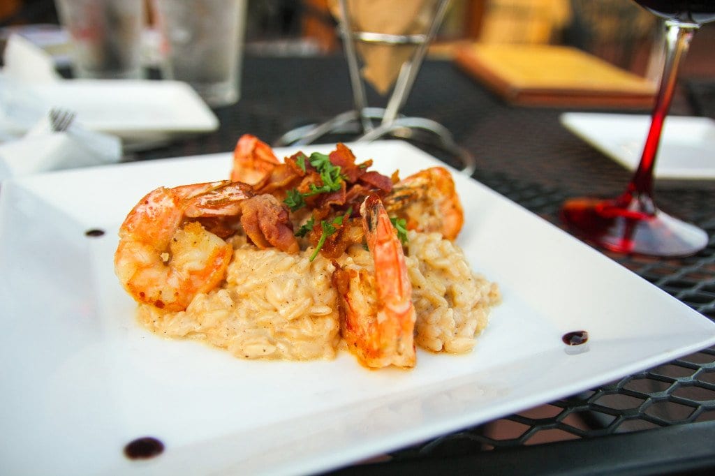 Shrimp and pancetta rissotto known as risotto ai gamberi. (Photo: News-Press)