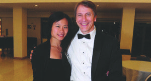 Julie Huang Tucker (left), minister of music for The Falls Church Episcopal, and Scott Tucker, artistic director for The Choral Arts Society of Washington, will be collaborating in a production of Under the Midnight Sun to The Falls Church Episcopal's 2014-2015 Community Concert Series. (Courtesy Photo)