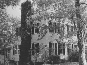 BUILT IN THE 1890s, the house at the corner of Great Falls and North Maple Avenue is almost as old as Falls Church itself, which gained township status in 1875. The house in 1960. (Courtesy Photo)