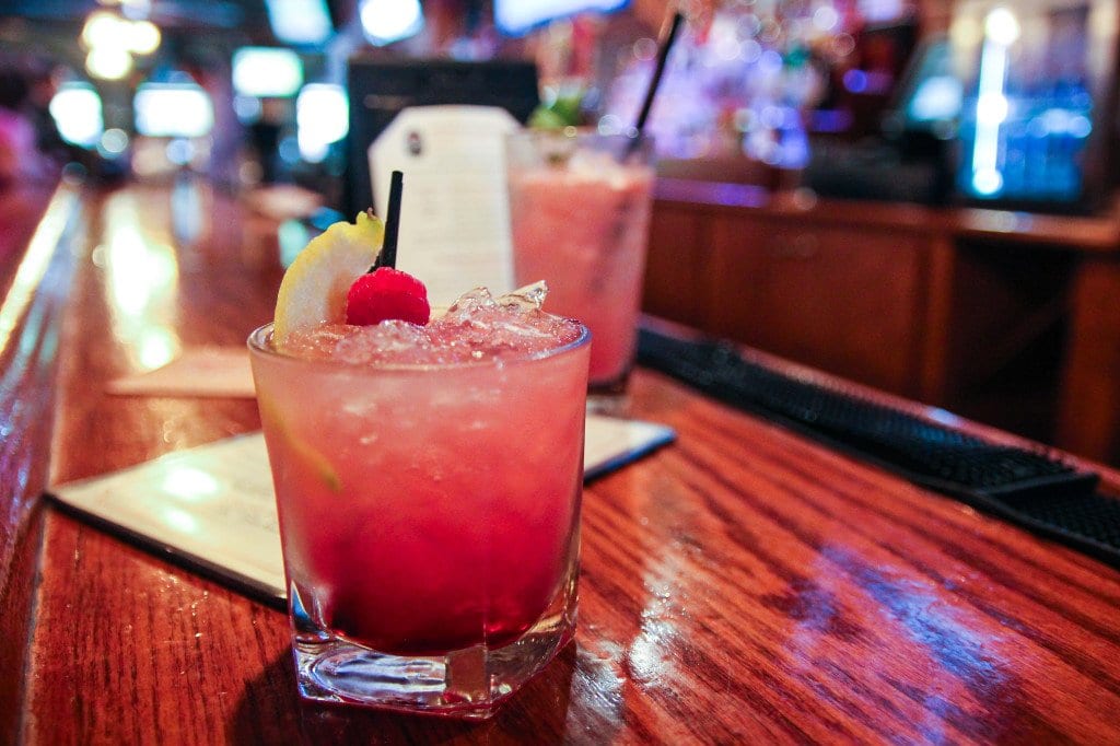 THE BRAMBLE, featuring gin, lemon, simple syrup and black raspberry liqueur, is one of the new summer cocktail creations at Dogwood. (Photo: News-Press)