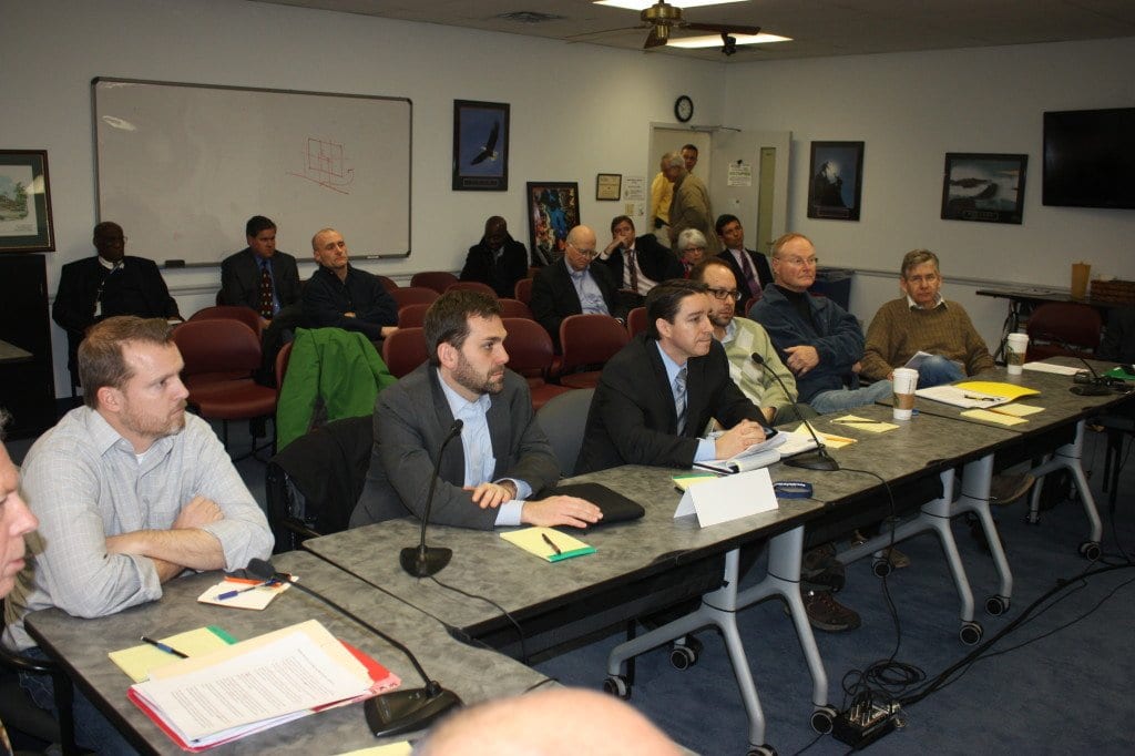 MEMBERS OF FALLS CHURCH'S Economic Development Authority came before a work session of the F.C. City Council tonight to discuss their land banking plans. (Photo: News-Press)
