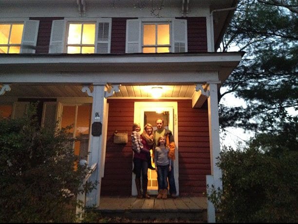 Ross family on closing day. (Photo: Dan Ross)