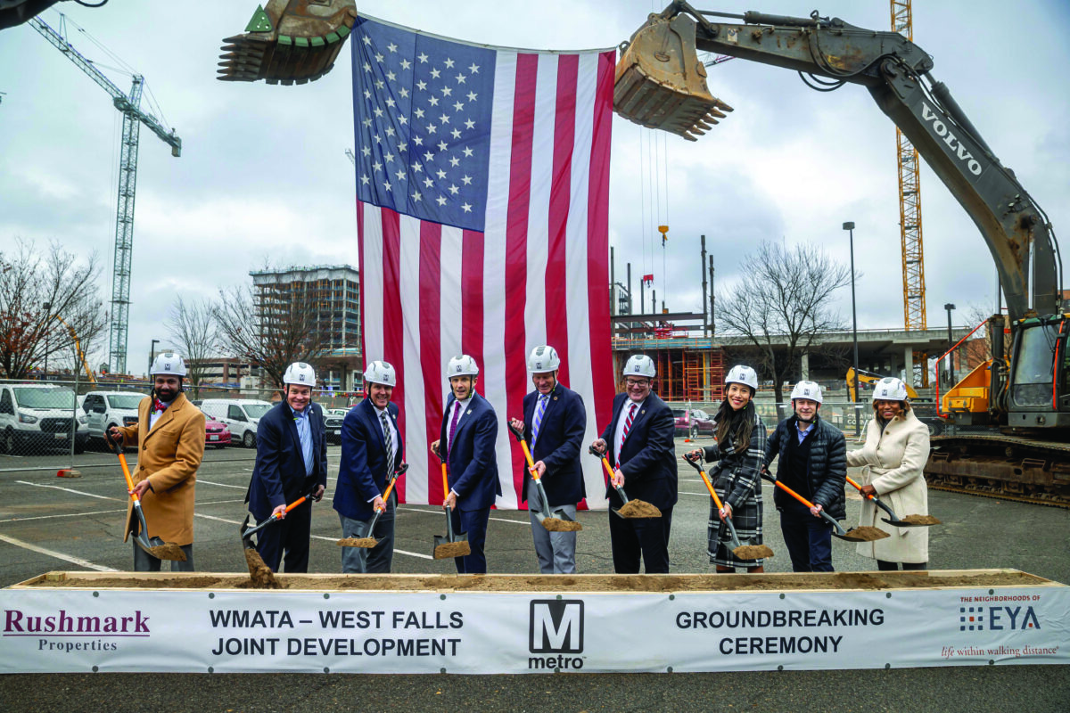 A Groundbreaking for New West Falls Metro Development